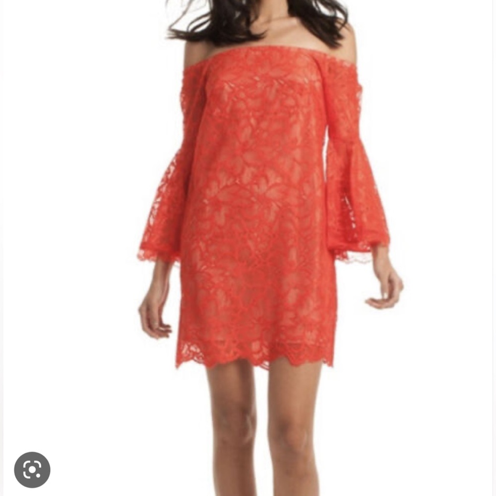 Trina Turk bell sleeved mini dress